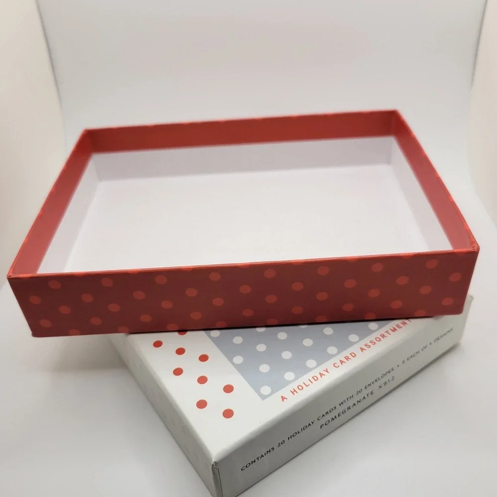 Charley Harper Cardinals Holiday Card Storage Box 7.25x5.25 Box Only